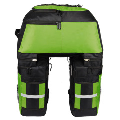 Multifunctional Large Capacity 3 in 1 Bike Trunk Bag Travel Bicycle Pannier Bags With Rain Cover