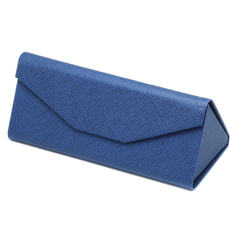 Fashion Multicolor Custom Logo Folding Leather Sunglasses Eye Sun Glasses Case