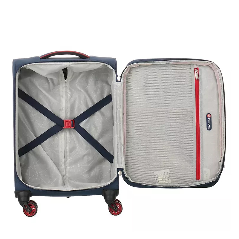 고품질 고급 스피너 휠 여행용 3피스 폴리에스터 원단 여행 가방 세트