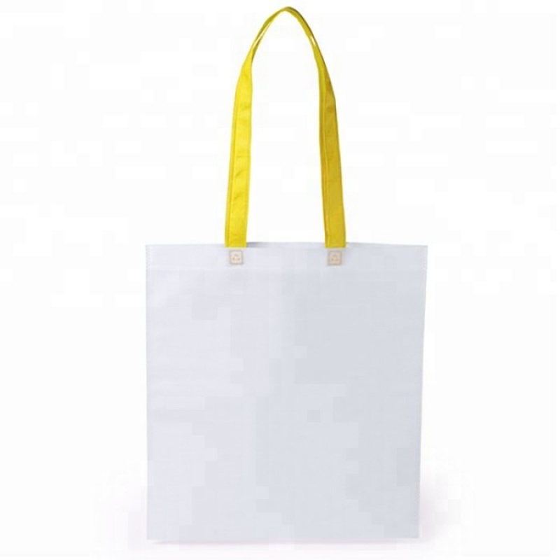 Sacs fourre-tout promotionnels réutilisables en tissu PP de haute qualité, sacs d'épicerie non tissés avec logo