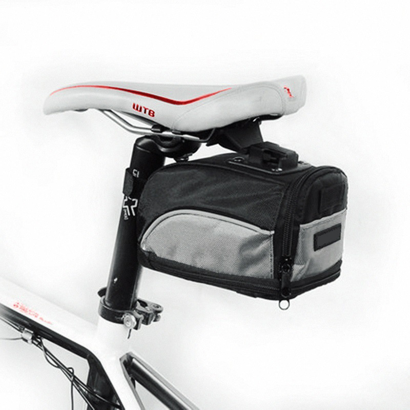 Sacoche de selle de vélo étanche et portable, accessoire de cyclisme personnalisé, porte-bagages arrière de vélo, pochette sous le siège
