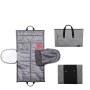 Convertible 2 in 1 Business Travel Duffel Bag Hanging Garment Bag With Shoulder Strap Trolley Belt
