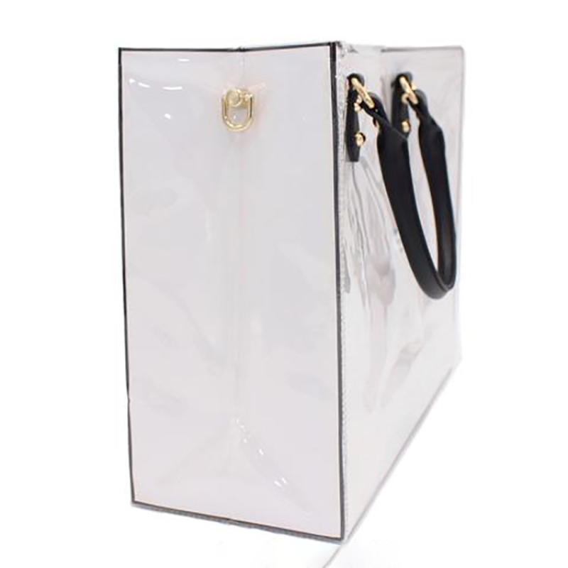 Large Clear Fashion Handbags  Luxury Diy Kit Pvc Tote Bags For Women