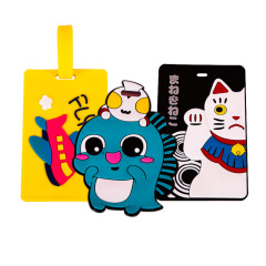 Factory Direct Sale Customized Waterproof Bulk Sublimation Pvc Luggage Tag