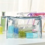 PINGHU SINOTEX promotional Custom Logo Luxury Eco-friendly Clear Travel bags Waterpoof Transparent PVC Makeup Cosmetic Bag gifts