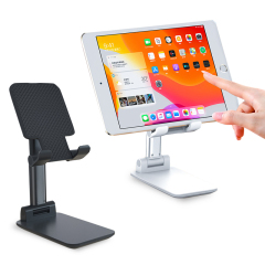 Les supports de téléphone portable réglables de bureau télescopique pliable imperméable universel se tiennent pour la tablette Ipad