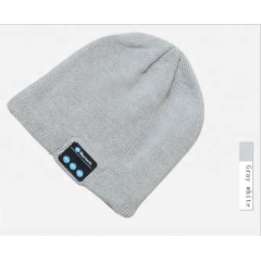 Autumn Winter Cotton Knitted Beanie Wireless Headphones Sport Smart Music Bluetooth Hat