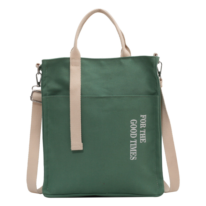 Custom Logo Women Handbags Crossbody Shoulder Tote Bags Ladies Canvas Messenger Bag With Zipper