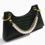 Customized Fashion Design Wholesale Shoulder Handbag Purse Chain Pearl Bag Strap