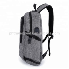 Anti Theft backpack with usb charge and headphone interface Waterproof laptop backpack school bag