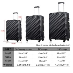 High Quality Wholesale ABS Safety Lightweight Travelling Set Trolley Scooter Suitcase Luggage