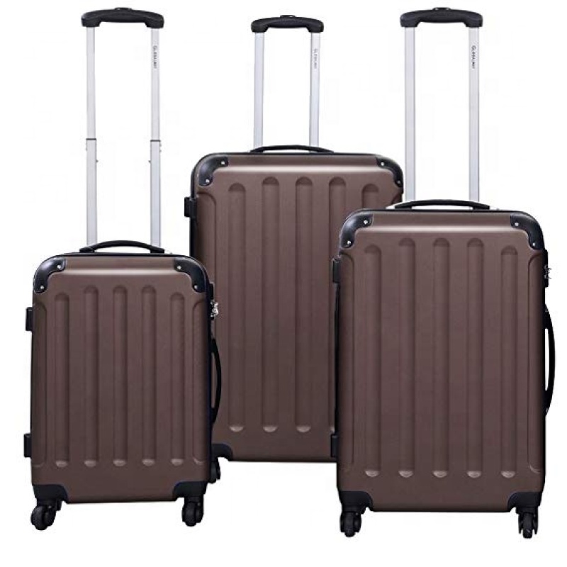Fashion High Quality 3pcs ABS Trolley Suitcase Vintage Travel Luggage Sets On Wheels
