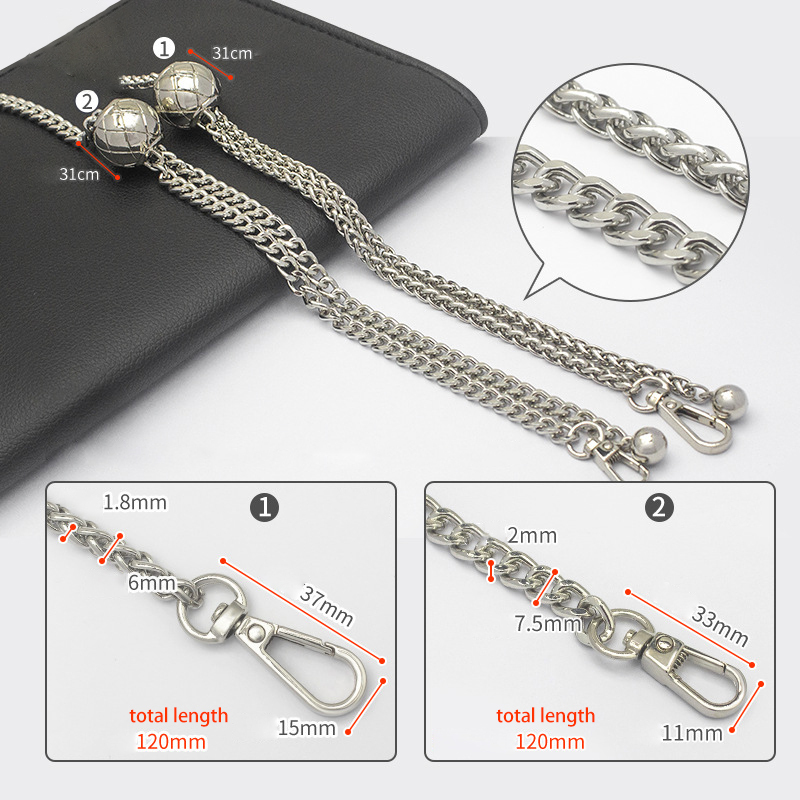 가방을 위한 고품질 주문 부대 부속품 지갑 어깨끈 금속 핸드백 사슬