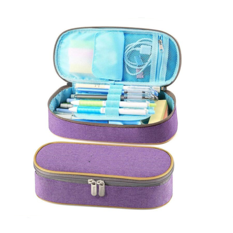 Pochette faite sur commande de sac de cas de crayon d'école de promotion en gros pour des filles