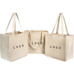 Hot Sale Cotton Shopping Tote Bag With Custom Logo Printed