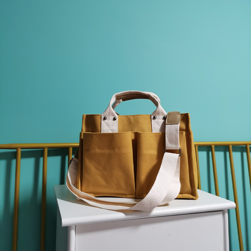 Ladies Fashion Handbags Mini Canvas Tote Crossbody Shoulder Bag Women's Messenger Bags