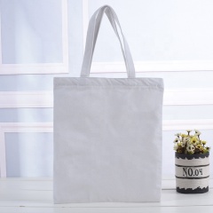 Promotional Eco Friendly Cotton Tote Bags Reusable Canvas Shopping Bags With Customized Printed Logo