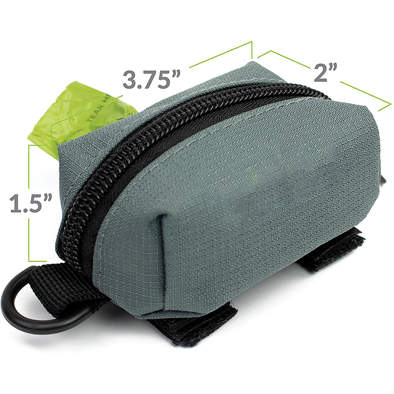 Hot Style Outdoor Custom Eco Friendly Nylon Dog Pet Poop Bag Holder Dispenser