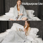 wholesale US UK plug 110V 220V household 6 gear electric heated warm blankets for winter bed