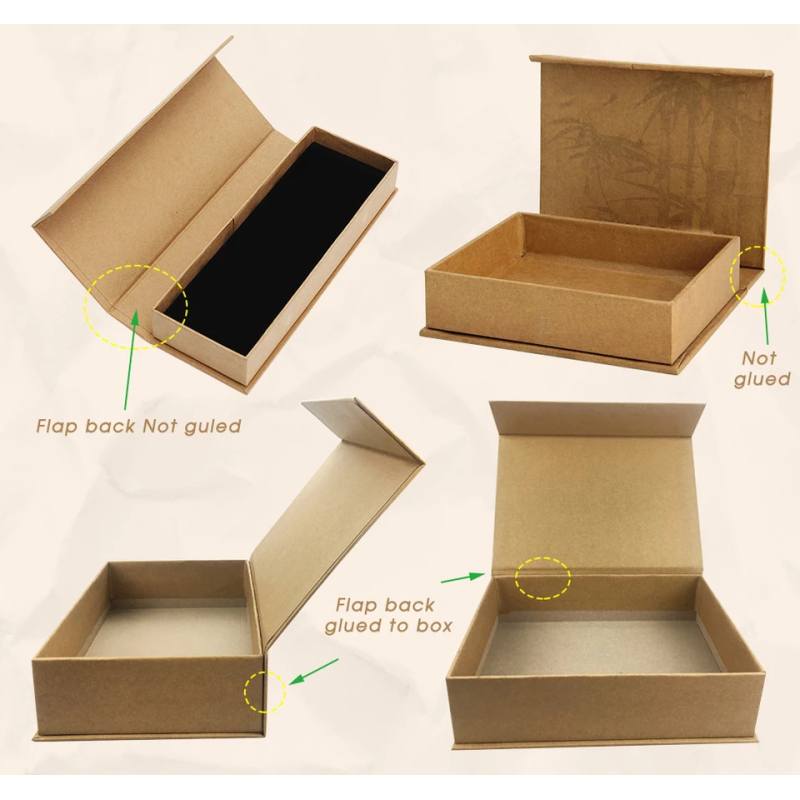 Custom Luxury Rigid Kraft Cardboard Magnetic Lid Gift Boxes