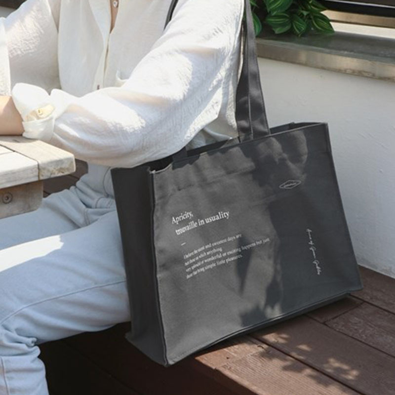 Wholesale Custom Personalized Girl's Handbags Women Shoulder Bag Large Canvas Tote Bag