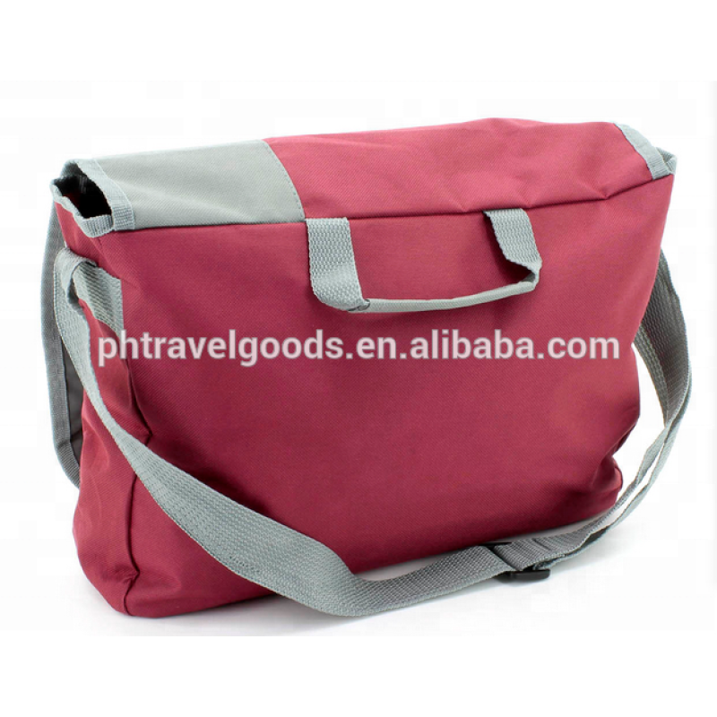 Custom Logo Satchel Messenger Bag Men Travel Shoulder Bag with Adjustable Strap Crossbody Sling Bags