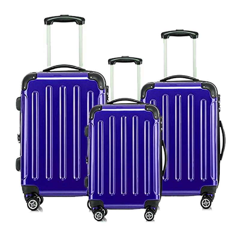 고품질 럭셔리 디자이너 3 pcs 여행 상자 가방 트롤리 가방 수화물 바퀴 세트