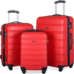 Hot Sell ABS 3 pcs 4 Wheel Hard Shell Travelling Spinner Luggage sets Trolley Bags Travel Luggage for Men and Women Hot Sell ABS 3 pcs 4 Wheel Hard Shell Travelling Spinner Luggage sets Trolley Bags Travel Luggage for Men and Women