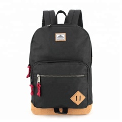 Top Sale PVC Backpack Cotton Full Lining 600D Polyester School Back Bags For High Quality