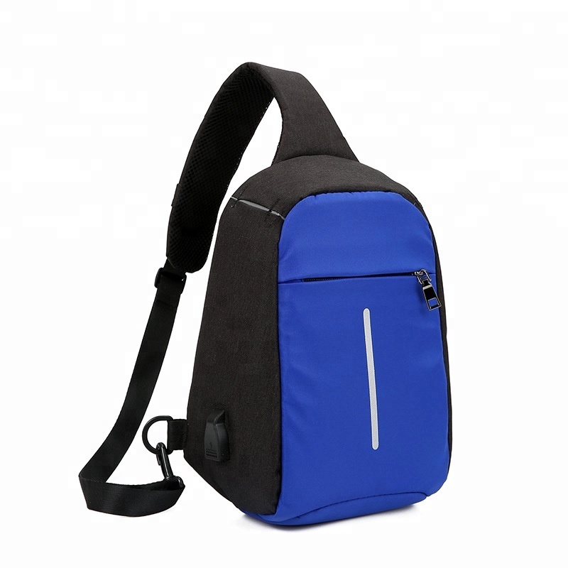 Wholesale Crossbody Back Pack Custom Logo Mens Sports Chest Bag Waterproof Shoulder Sling Bag