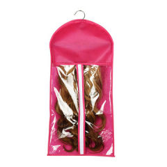 Customized Color Storage Hair Bag Human Wigs Zipper Transparency Hairpiece bags Dust Cover Clothe