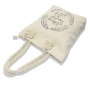 Eco Friendly Beach Bag Cotton Canvas Tote Rope Handle Shoulder Bags Grocery Shopping Bag