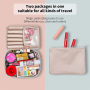 Custom Printed Design Waterproof Large Women Makeup Toiletry Cosmetic Bag For Travel