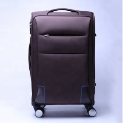 New Design 8 Wheel soft fabric suitcase trolley High Quality Cheap Waterproof soft trolley luggage bag carry on luggage