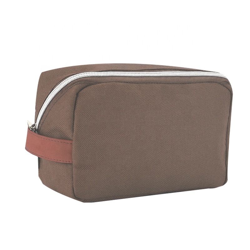 Custom Ladys Travel Cosmetic Bag Zipper Closure Make Up Bag Large Capacity Toiletry Bags For Women