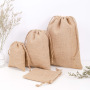 Reusable Waterproof Jute Shopping Bag with Reinforced Handles – Eco-Friendly Foldable Tote