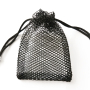 Custom Wholesale Gift Packaging Small Mesh Drawstring Bag With Logo