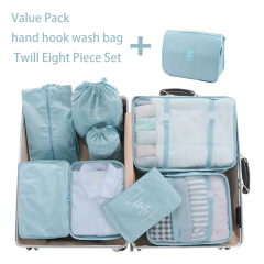 9 in 1 Travel Bag Set Lightweight Travel Luggage Organizer 9 Pcs Packing Cubes Set