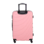 Custom Lightweight ABS Travel Big Cheap Trolley Luggage Set Pink Suitcase Sets