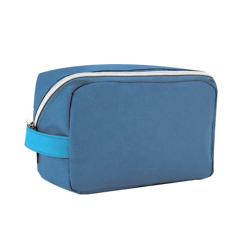 Custom Ladys Travel Cosmetic Bag Zipper Closure Make Up Bag Large Capacity Toiletry Bags For Women