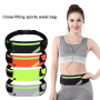 Outdoor Fitness Waterproof Fanny Pack Runners Waist Bag Running Belt With Water Bottle Holder