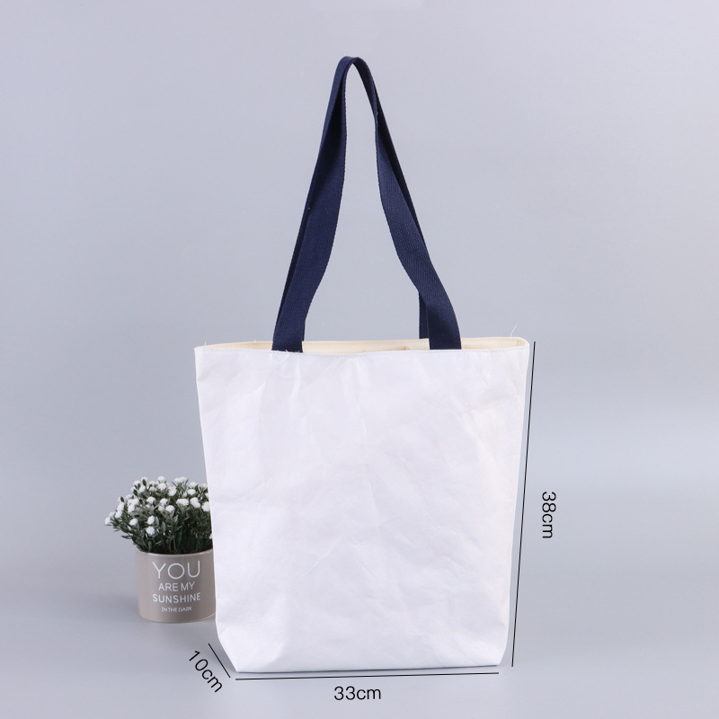 Eco Friendly Reusable Washable Womens Shopping Dupont Tyvek Paper Tote Bag With Logo