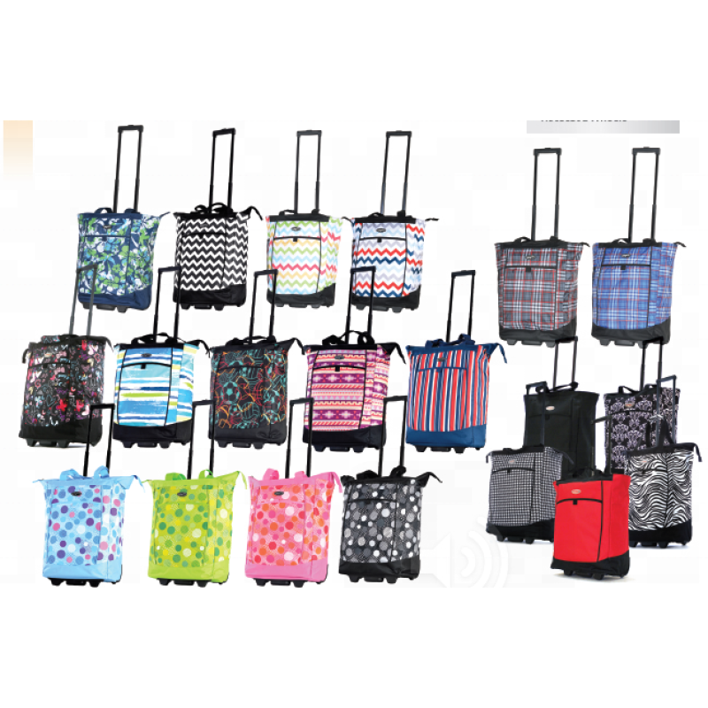 Lowest Price Top QualityPolyester high-capacity Luggage Trolley Shopping Suitcase With 2 Wheel