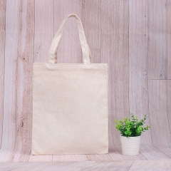 Wholesale Plain Reusable Shopping Cotton Canvas Tote Bags With Custom Printed Logo