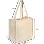 Hot Sale Cotton Shopping Tote Bag With Custom Logo Printed