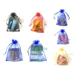 Custom logo printed drawstring pouch gift bag candy decorative bag Jewelry Organza Bags