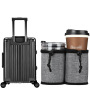 Factory Custom Waterproof Drink Bag Luggage Travel Cup Holder Fits Roll On Suitcase Handles