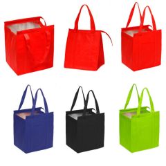 Custom Logo Non-woven Triangle Cake cooler Bag Aluminum Foil Insulated Thermal Non Woven Lunch Bags