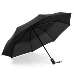 Custom Logo Color Windproof Waterproof Compact Outdoor Automatic 3 Fold Umbrella