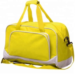 Pinghu Sinotex Promotional custom print sport gym tote bags travel duffel bag